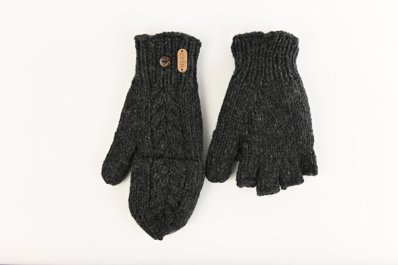Erin Fleece Lined Cable Hunter Gloves