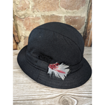 Hanna Hats Black Tweed Country Hat