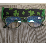 Timeless Irish Treasure Shamrock Reading Glasses