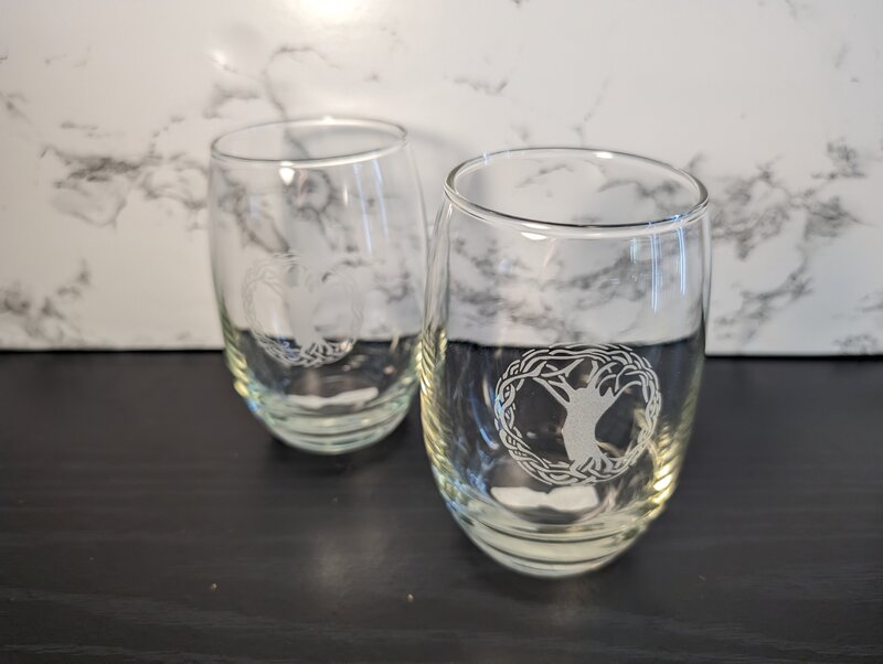 Robert Emmet Company Stemless Wine Glass 17 oz