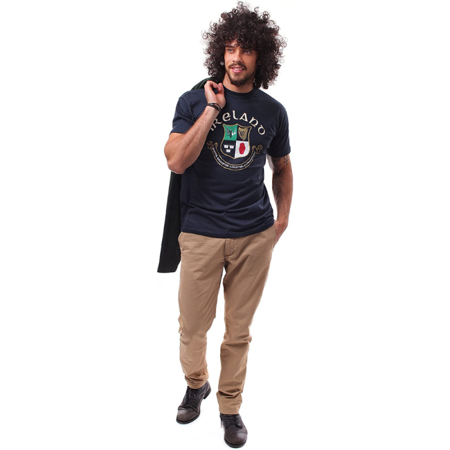 Traditional Craftwear Navy 4 Province "Ireland" T-Shirt