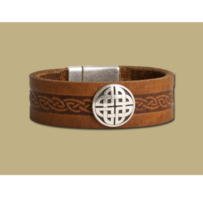 Lee River Craig Leather Magnetic Cuff