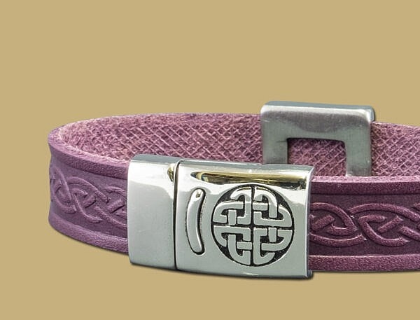 Lee River Leather Eternal Knot Single Magnetic Cuff