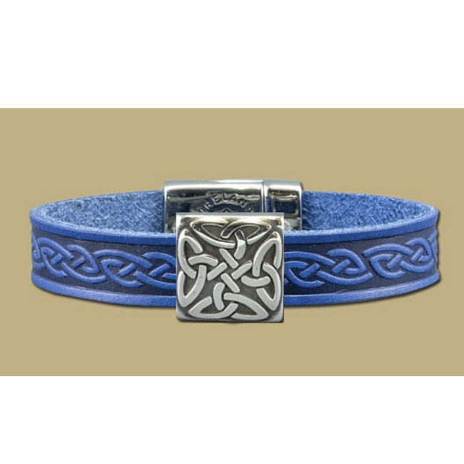 Lee River Braden Square Magnetic Leather Cuff (Assort. Colors)