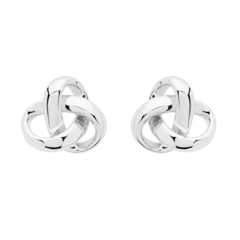 Shanore S/S Trinity Round Knot Stud Earrings