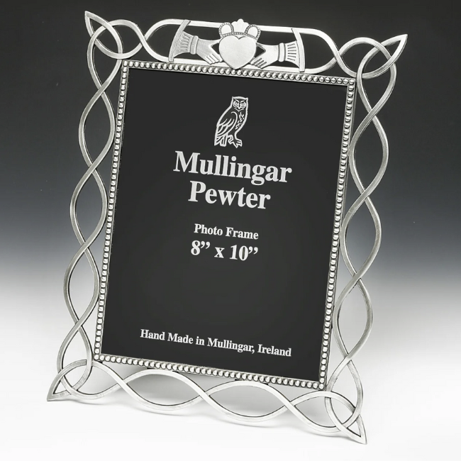 Mullingar Pewter Mullingar Pewter Celtic Claddagh Frame: 8x10