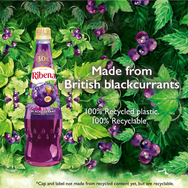 Ribena Blackcurrant  850ml(28.7 fl oz)