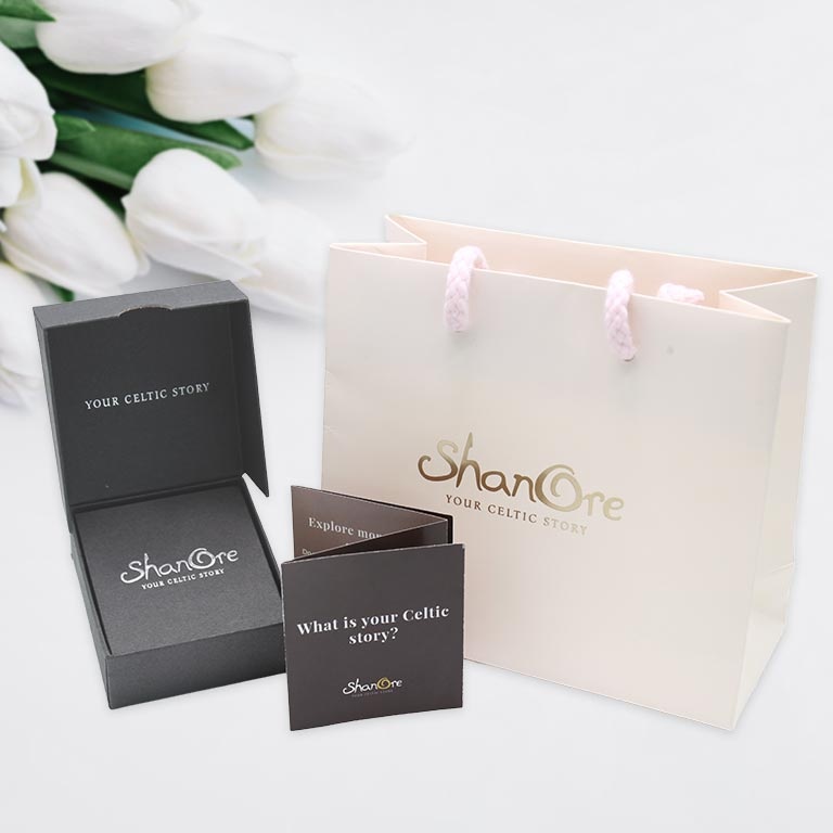 Shanore Trinity Drop Earrings with Pearl and CZ