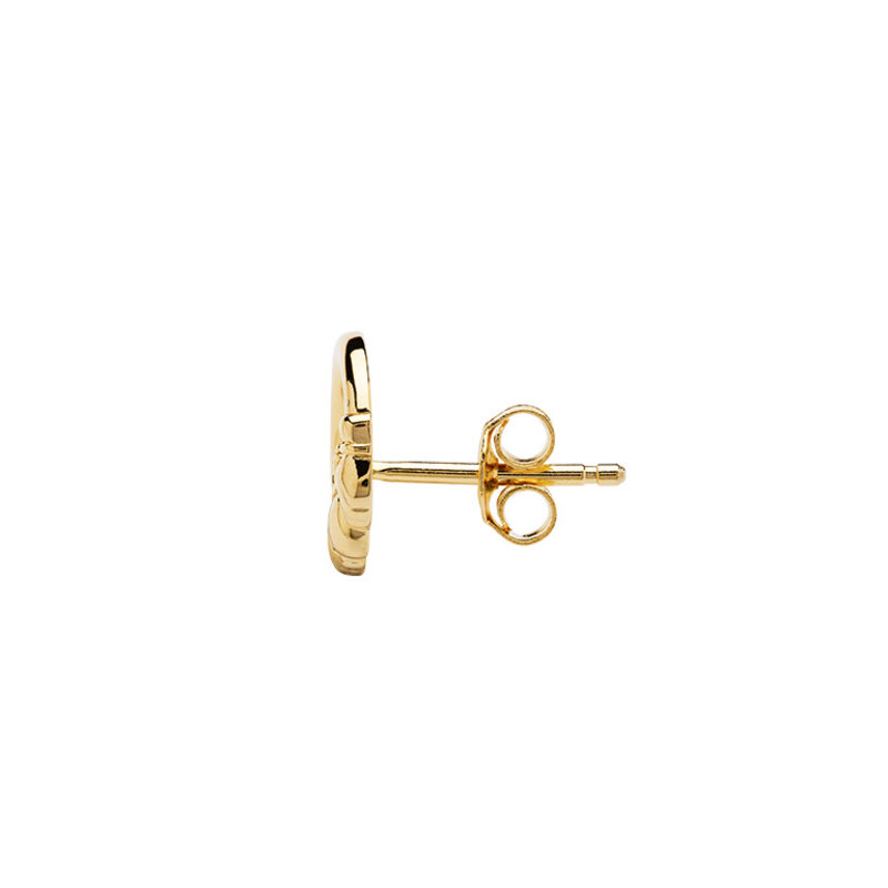 Shanore 10K Gold Claddagh Stud Earrings