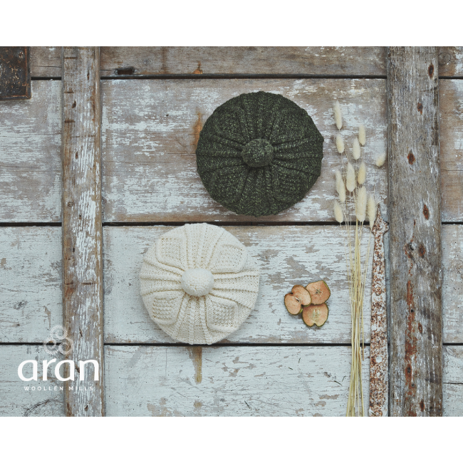 Aran Woollen Mills Moss Ladies Wool Beret