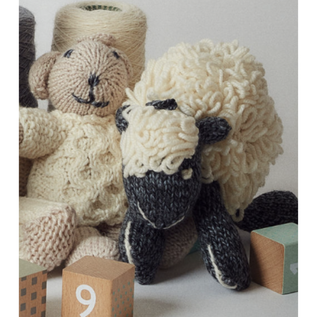 Aran Woollen Mills Shepley Teddy Bear Sheep Plush
