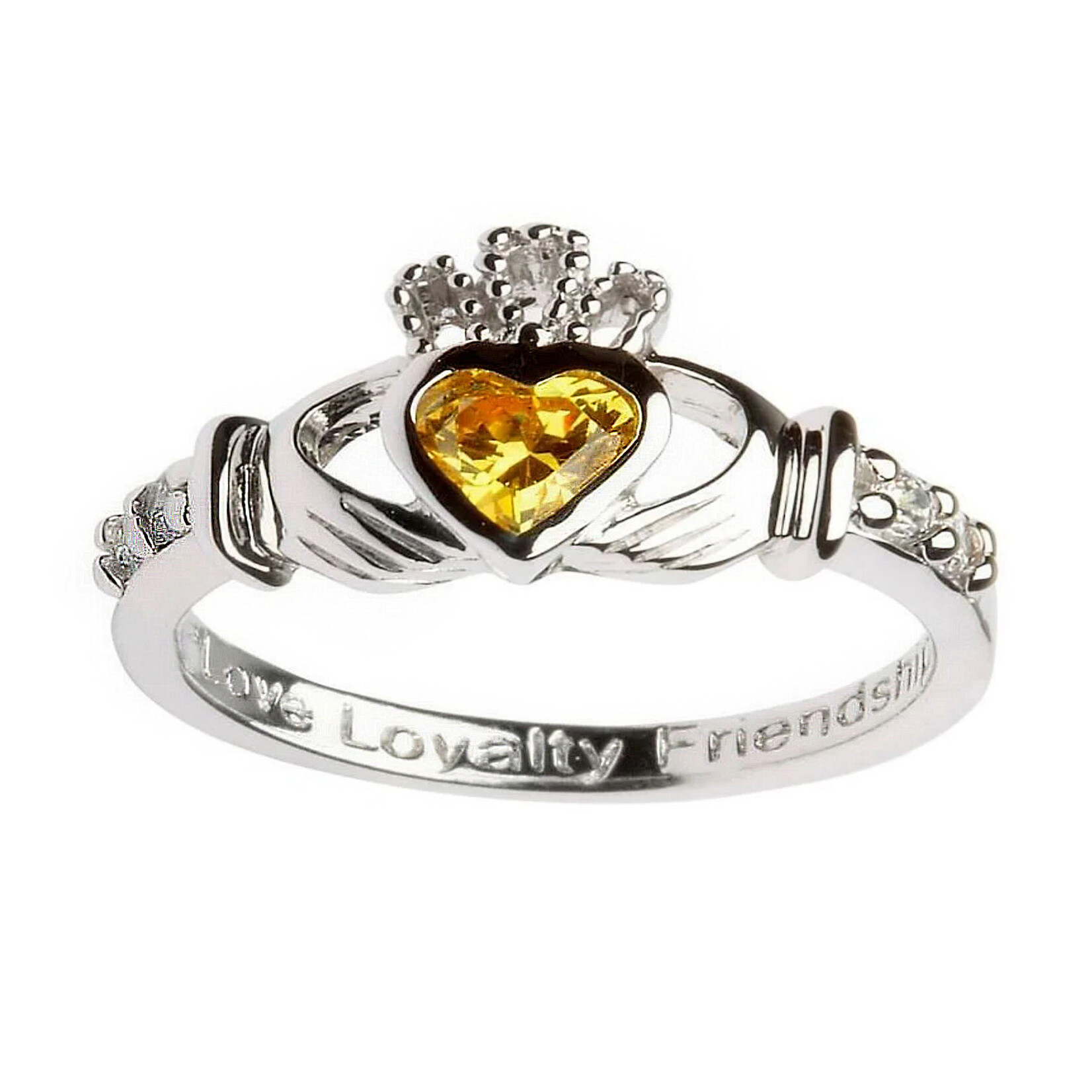 Birthstone Ring Nov Topaz SL90TZ - Celtic Aer Birthstone Ring Nov Topaz SL90TZ - Celtic Aer