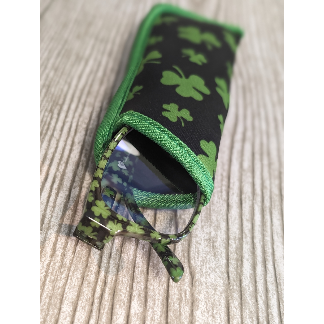 Timeless Irish Treasure Shamrock Reading Glasses