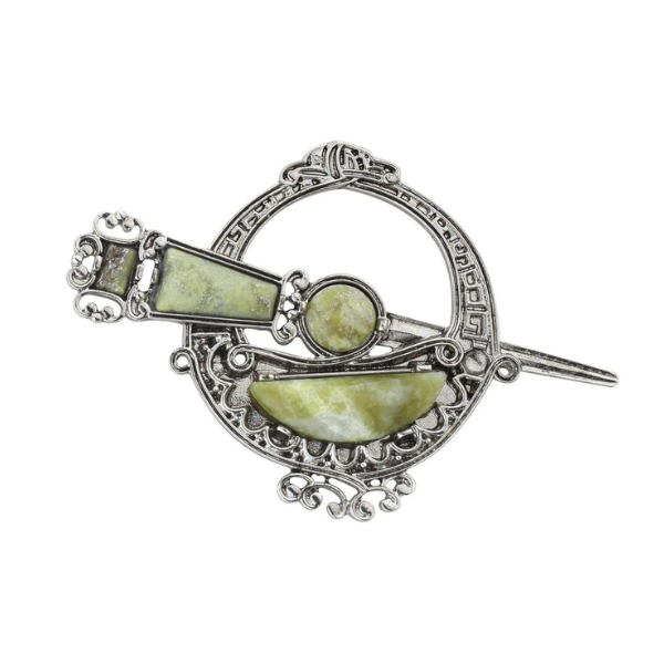 Solvar Connemara Marble Tara Brooch (Large)