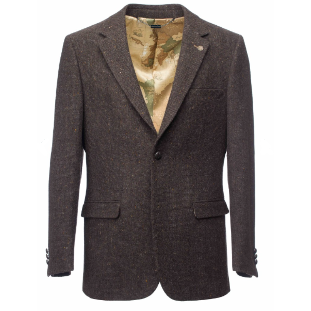 Celtic Tweeds Brown Tweed Jacket (Classic)