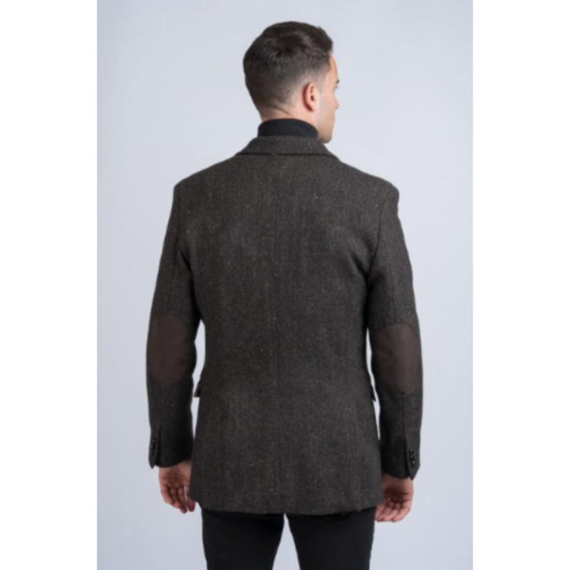 Celtic Tweeds Brown Tweed Jacket(Classic):