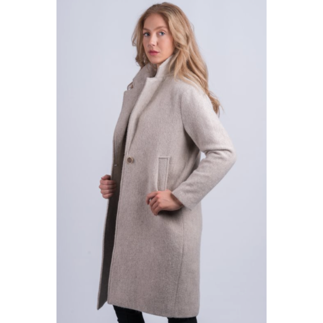 Celtic Tweeds Tweed Alpaca City Coat