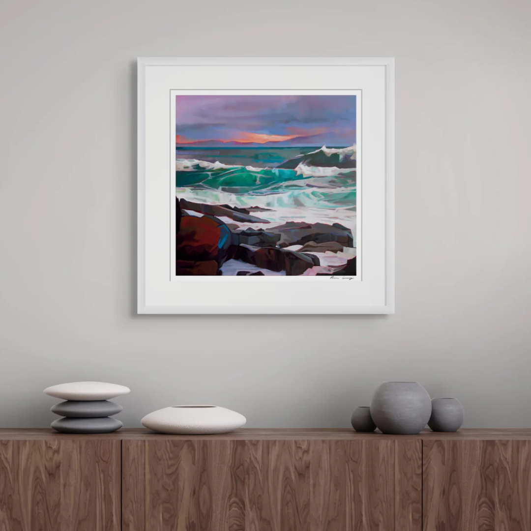 Kevin Lowery Art 12x12 Frameable Print: Wild Atlantic