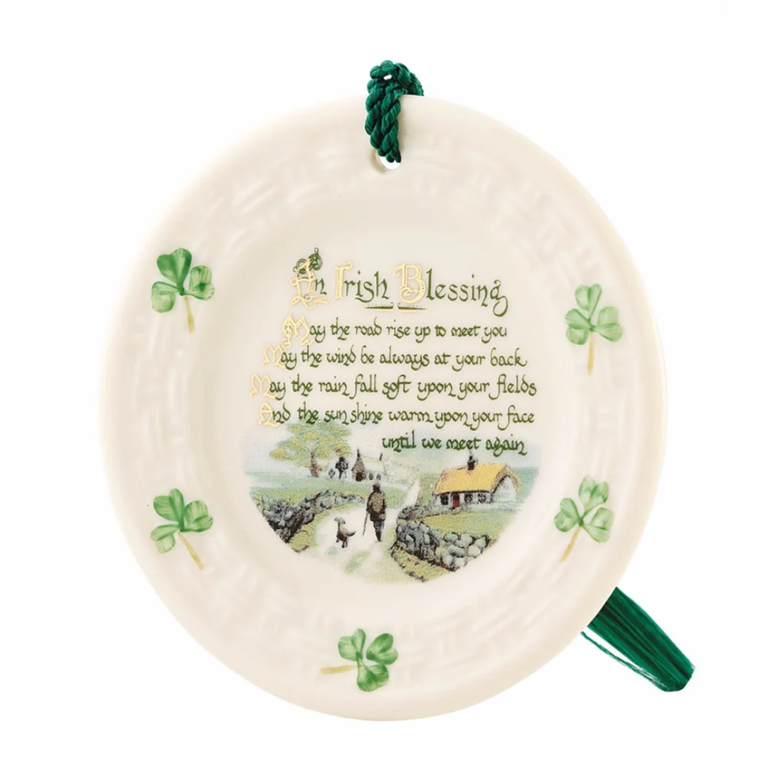 Belleek Irish Blessing Ornament