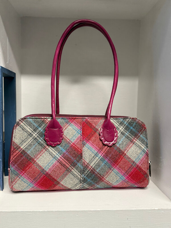 Ness Elaine Tweed & Leather Bag