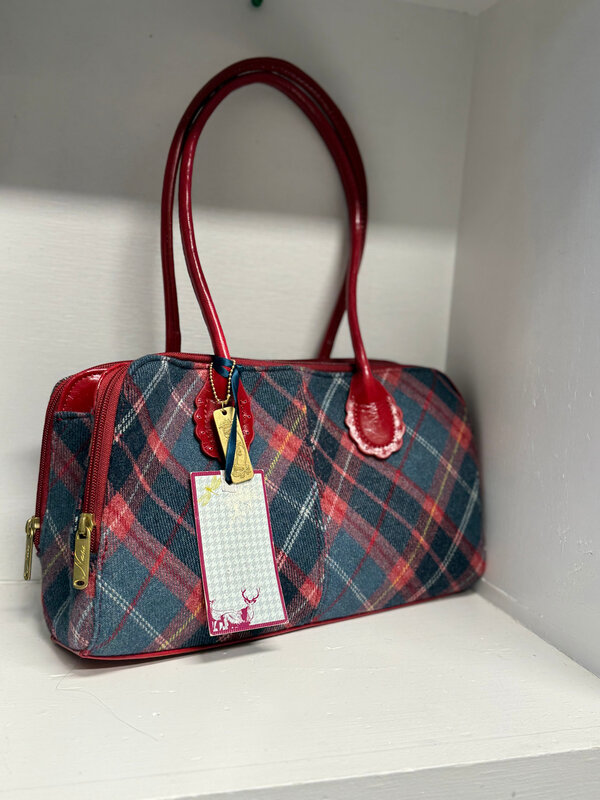Ness Elaine Tweed & Leather Bag
