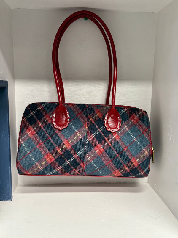 Ness Elaine Tweed & Leather Bag