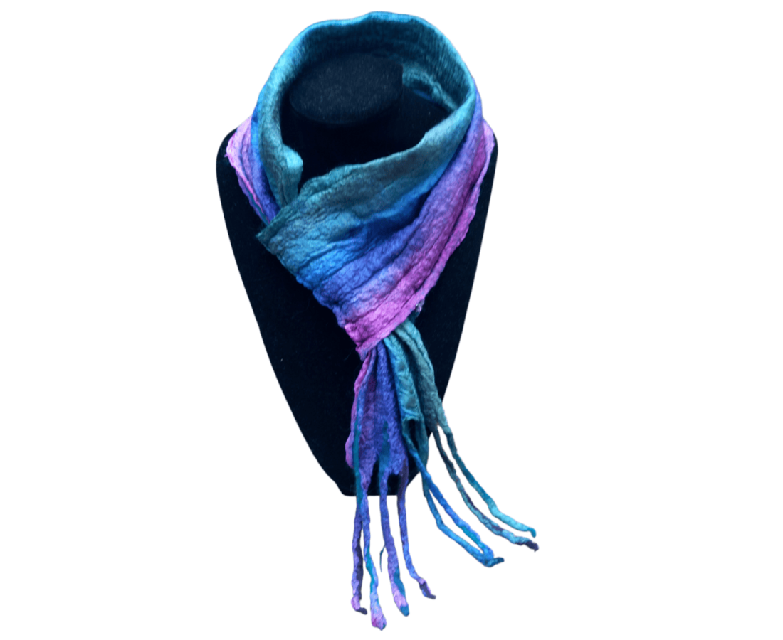 Jayne Gillan Designs Merino Wool & Silk Neck Wrap Scarf