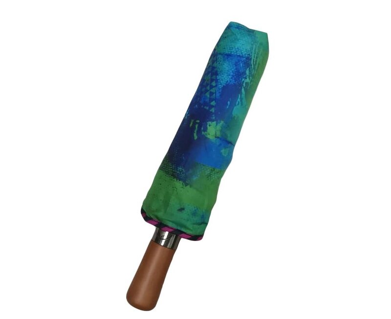 Clare O'Connor Eco-Friendly Umbrella: Green