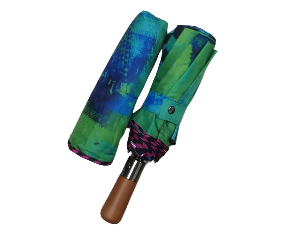 Clare O'Connor Eco-Friendly Umbrella: Green