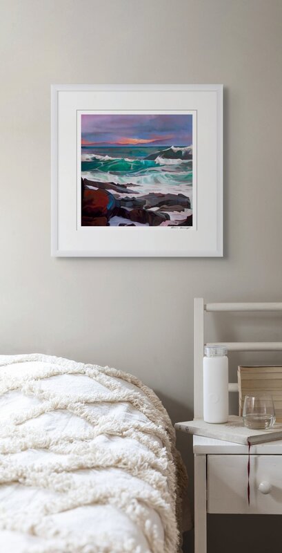 Kevin Lowery Art 12x12 Frameable Print: Wild Atlantic