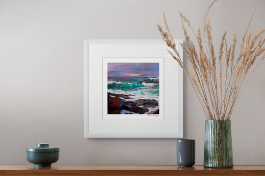 Kevin Lowery Art 12x12 Frameable Print: Wild Atlantic