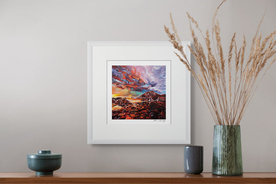 Kevin Lowery Art 12x12 Frameable Print: Giants Causeway