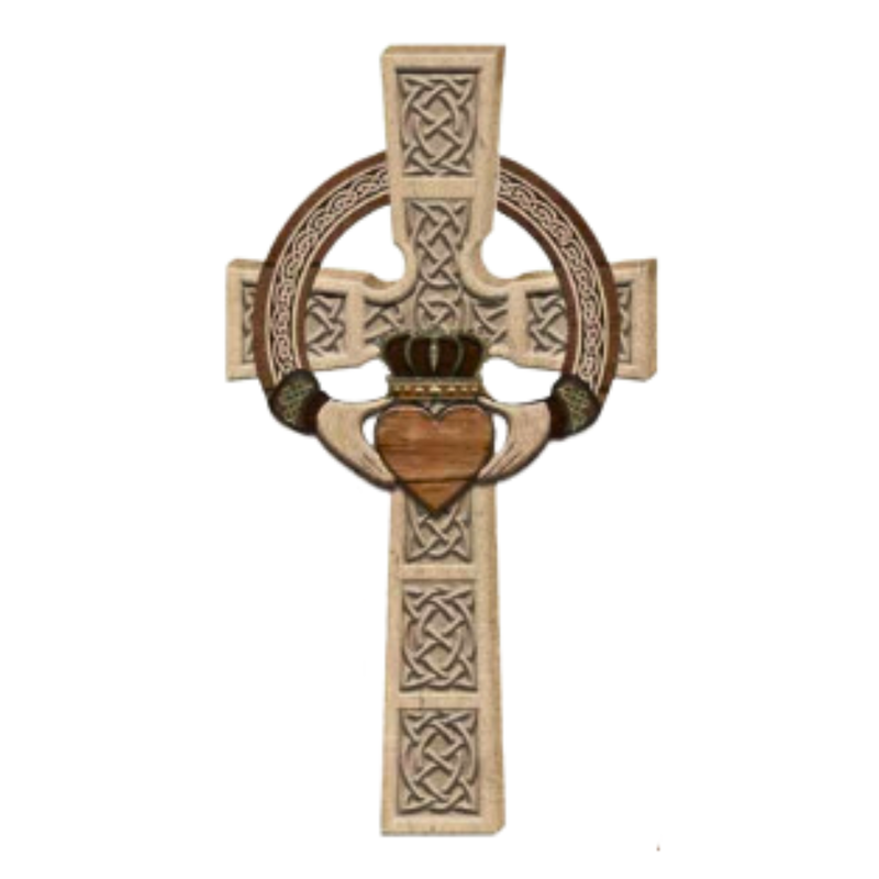 Cathedral Art Claddagh Wall Cross