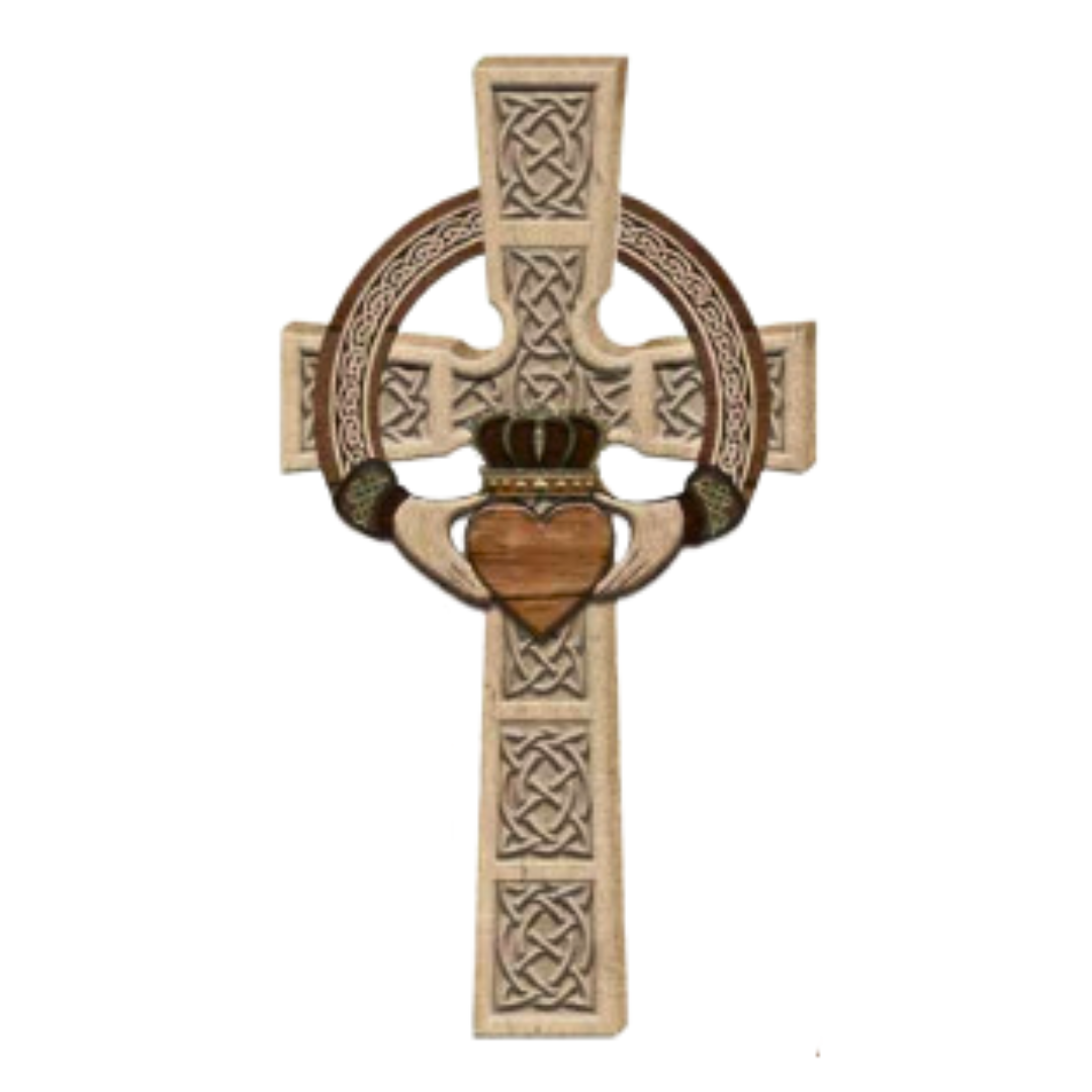 Cathedral Art Claddagh Wall Cross