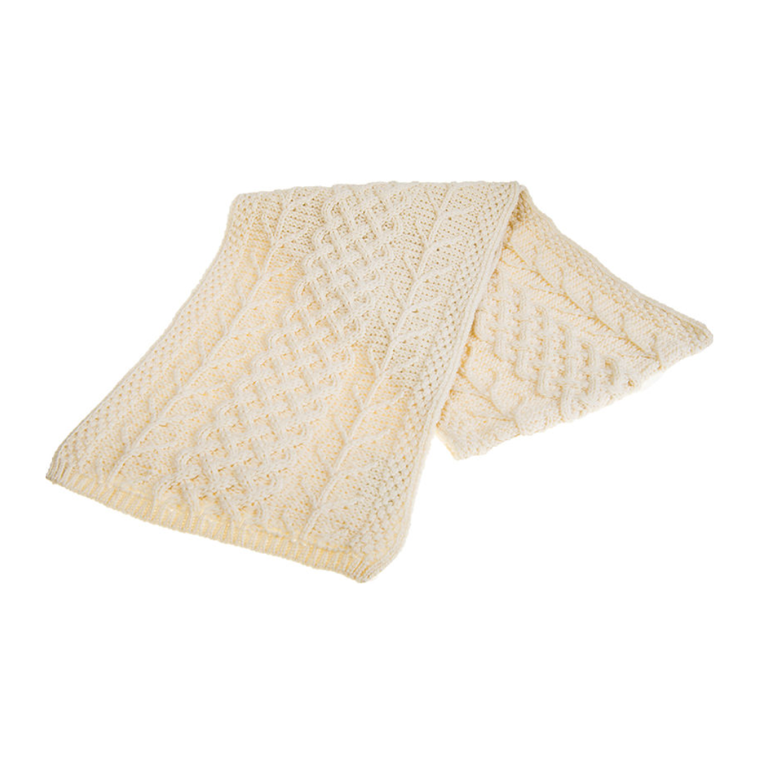 Aran Woollen Mills Aran Tree of Life Scarf