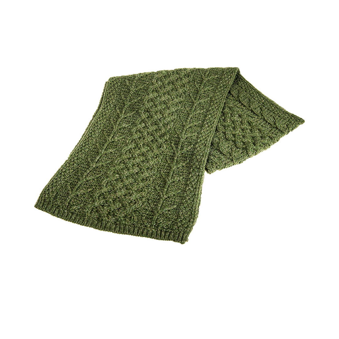 Aran Woollen Mills Aran Tree of Life Scarf