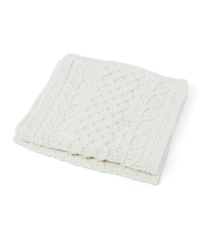 Aran Woollen Mills Aran Tree of Life Scarf