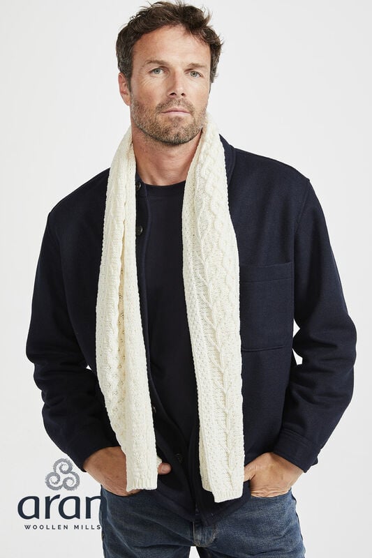 Aran Woollen Mills Aran Tree of Life Scarf