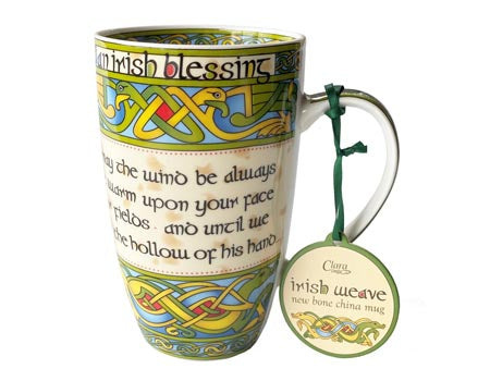 Royal Tara Irish Blessing Mug: Irish Weave