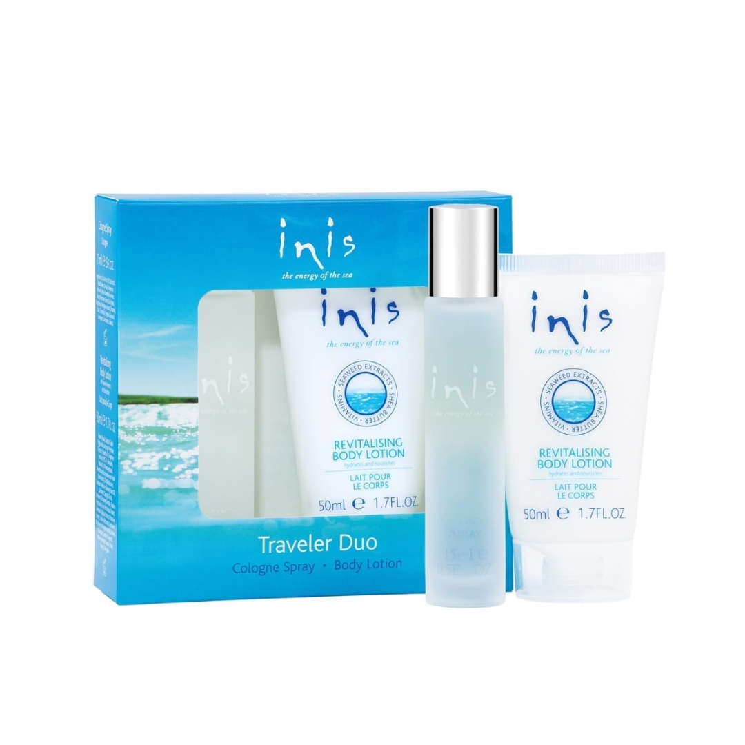 Fragrances of Ireland Ltd. Inis Traveler Duo (15ml Travel Spray & 50ml Lotion)