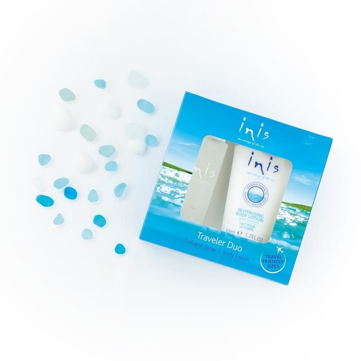Fragrances of Ireland Ltd. Inis Traveler Duo (15ml Travel Spray & 50ml Lotion)