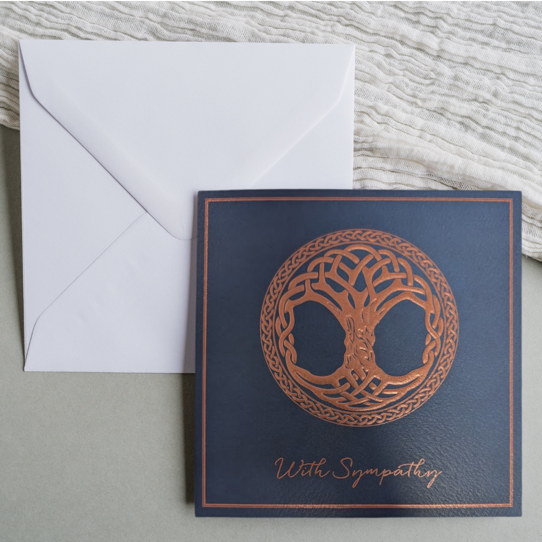The Glen Gallery Sympathy Card 6x6 - Tree of Life
