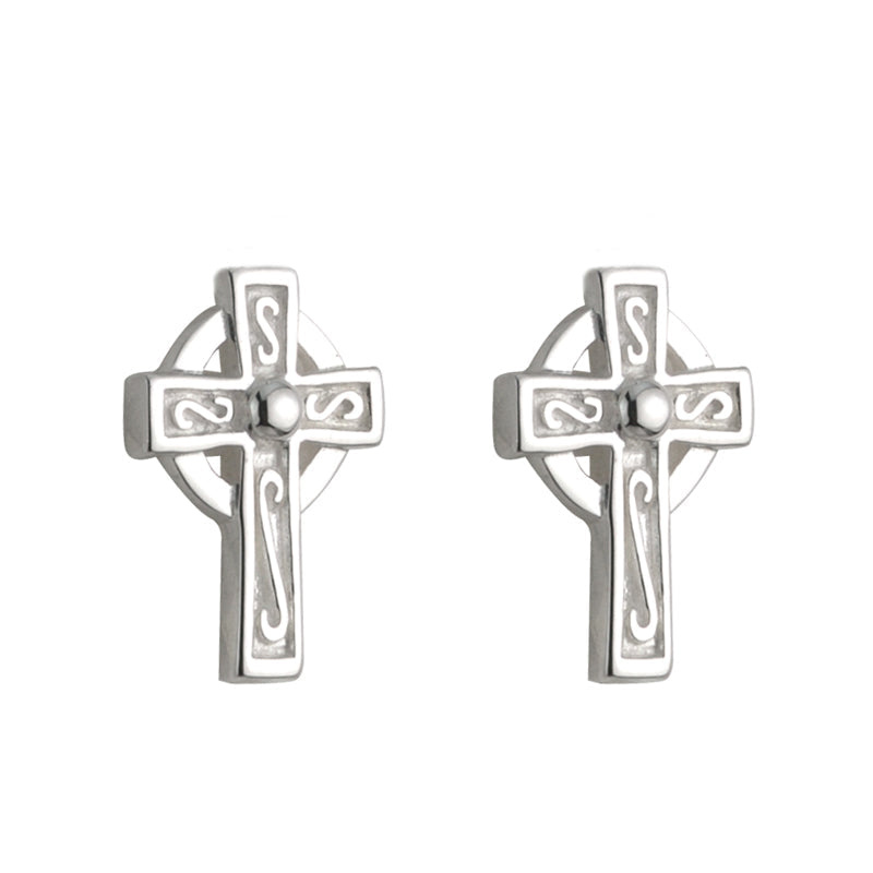 Solvar Little Failte Celtic Cross Earring