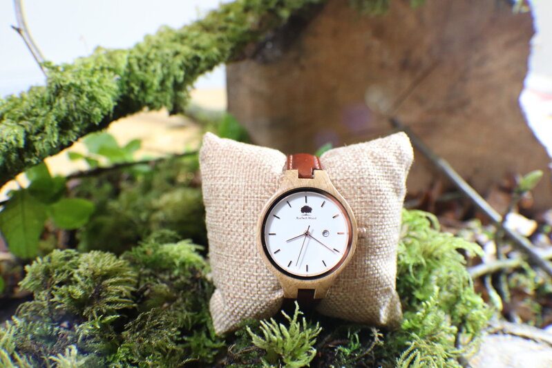 Rustech Wood Womens Handmade Irish Oak Watch