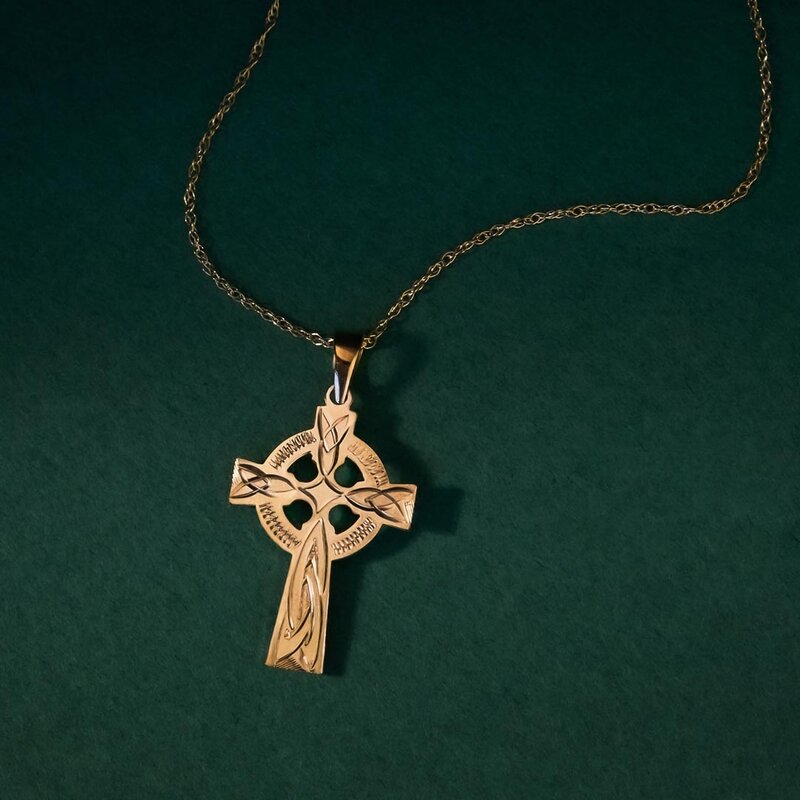 Solvar 14k Gold Celtic Cross by Solvar