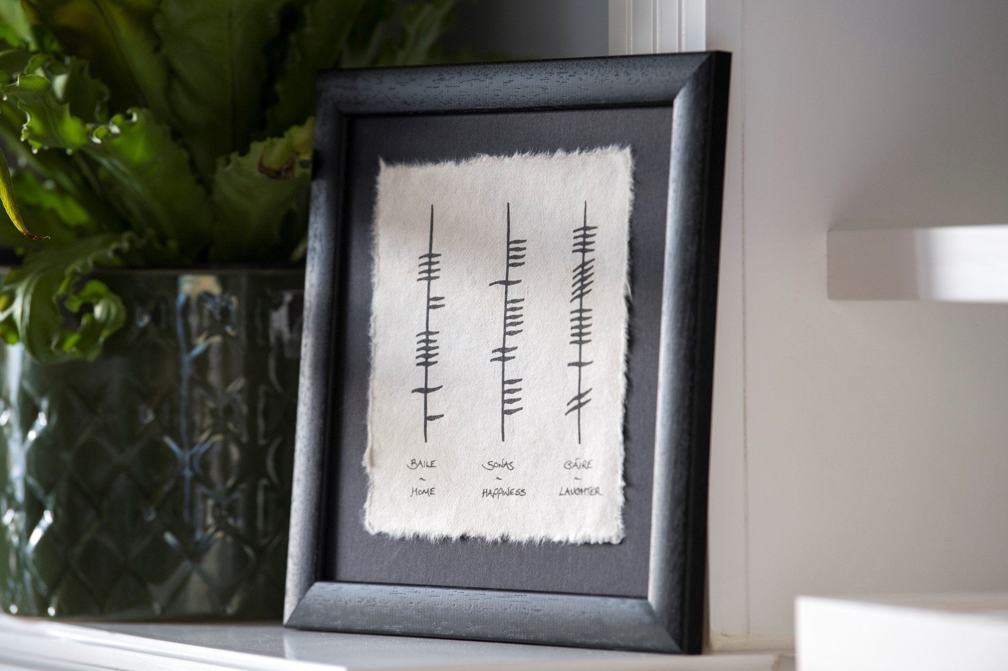 Ogham Wishes Ogham Triple: Home Happiness Laughter
