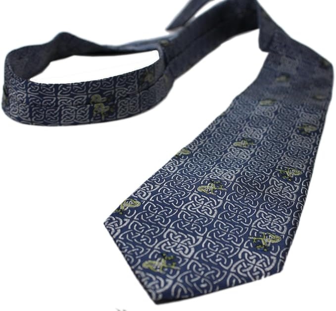 Patrick Francis Navy Book of Kells 100% Silk Tie