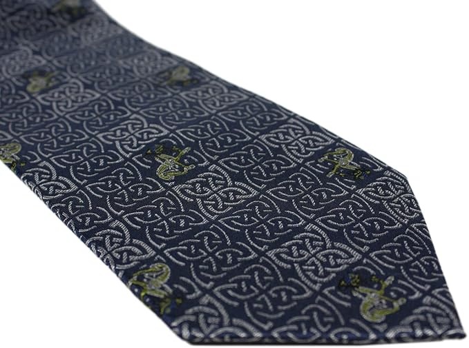 Patrick Francis Navy Book of Kells 100% Silk Tie