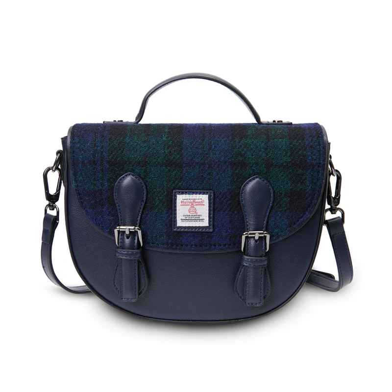 Islander Medium Cobble Satchel: Blackwatch