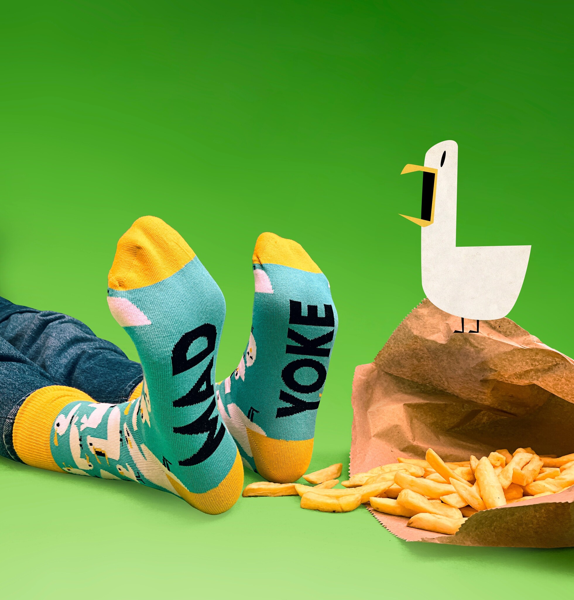 Irish Socksciety Mad Yoke Socks